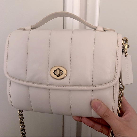 Coach Handbags - New Coach Kip quilted nappa leather crossbody chain bag